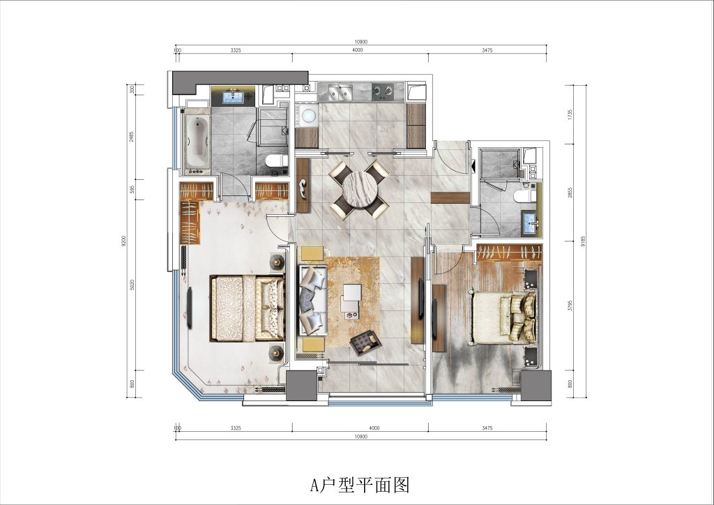 大中华环球金融中心,建面约71-142㎡总裁公寓详情(图15)