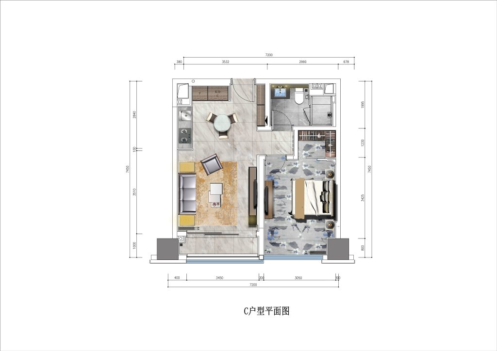大中华环球金融中心,建面约71-142㎡总裁公寓详情(图16)
