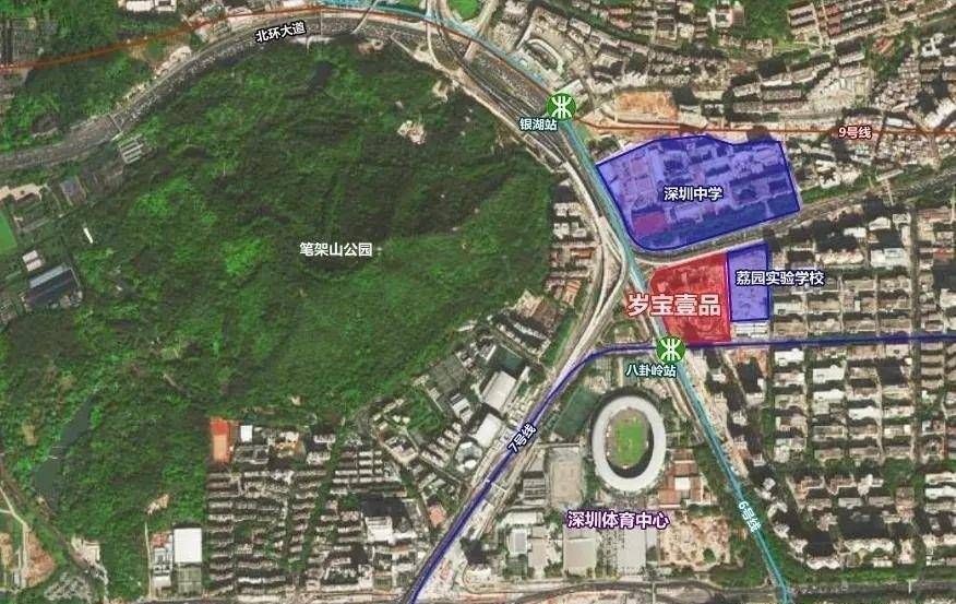 岁宝壹品户型图（深圳福田）岁宝壹品价格-最新优惠折扣-学校(图21)