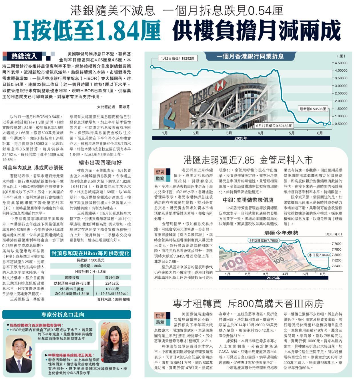 香港按息降,供楼负担轻,购房热要来了?(图2)